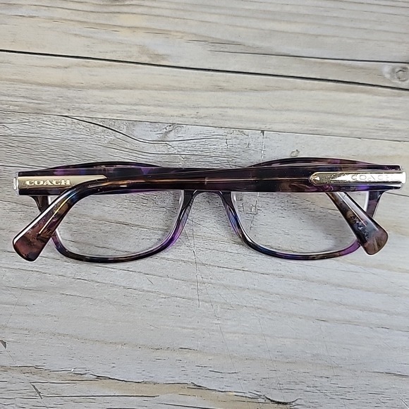 Coach Eyeglasses HC6065‎ 5288 51-17-135 Confetti PURPLE FRAMES ONLY main image 10